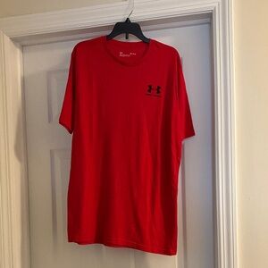 Under Armour Men's Bold Red Short Sleeve Tee